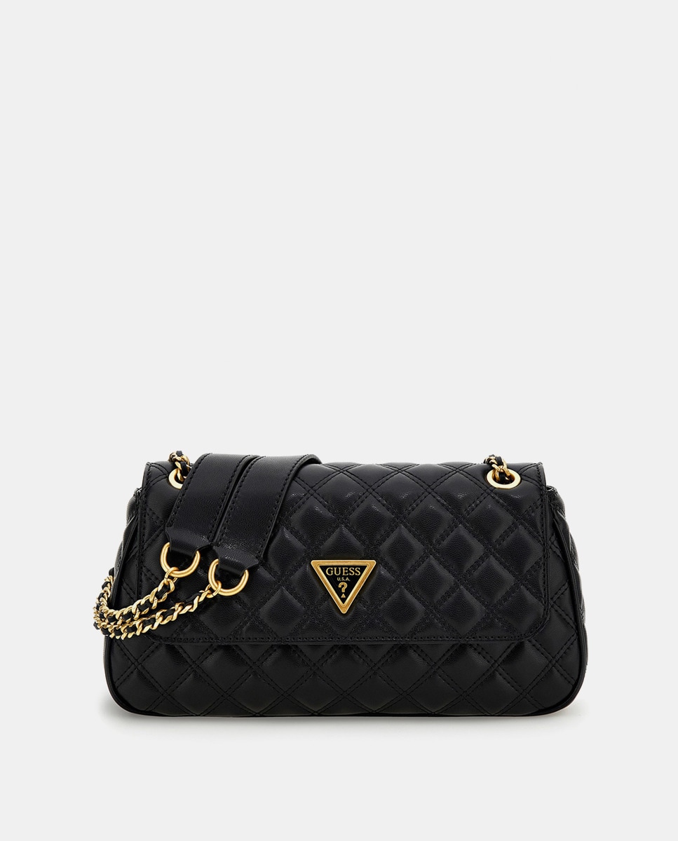 Sac à bandoulière matelassé à rabat et fermoir aimanté