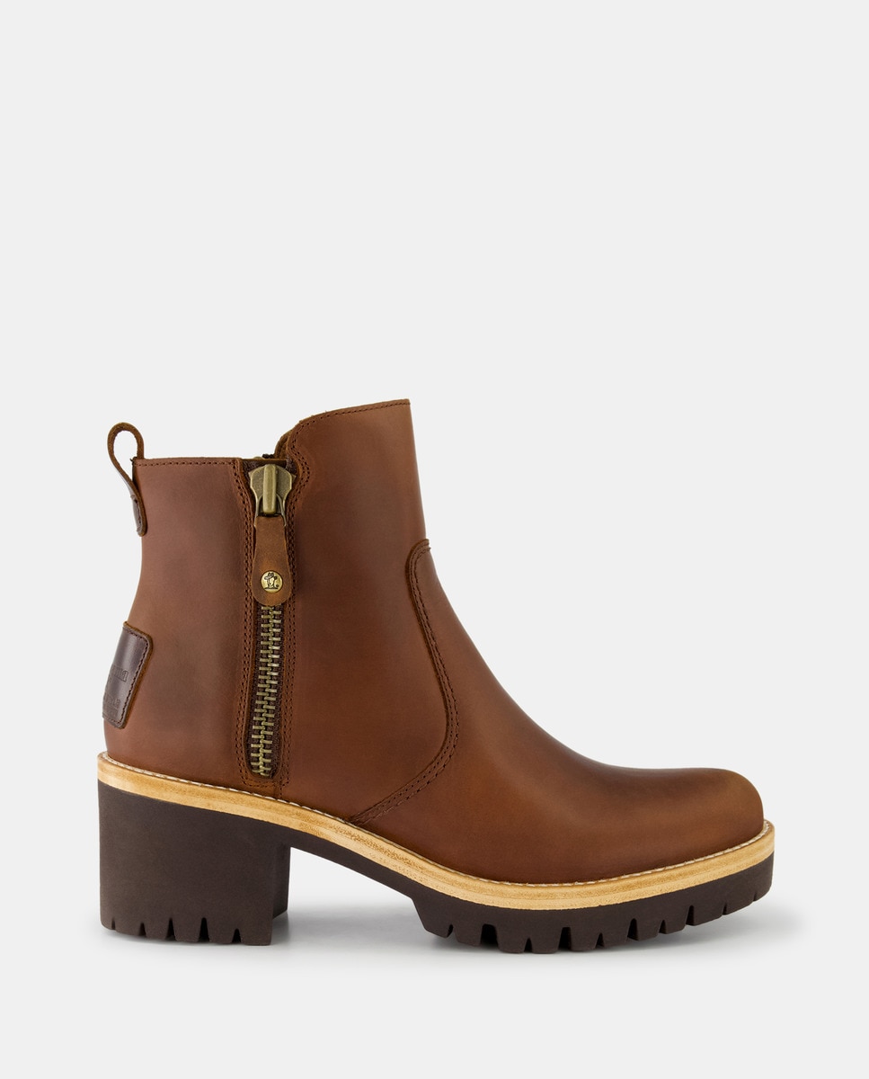 Bottines Pauline Waterproof zippées sur le côté à talon bloc