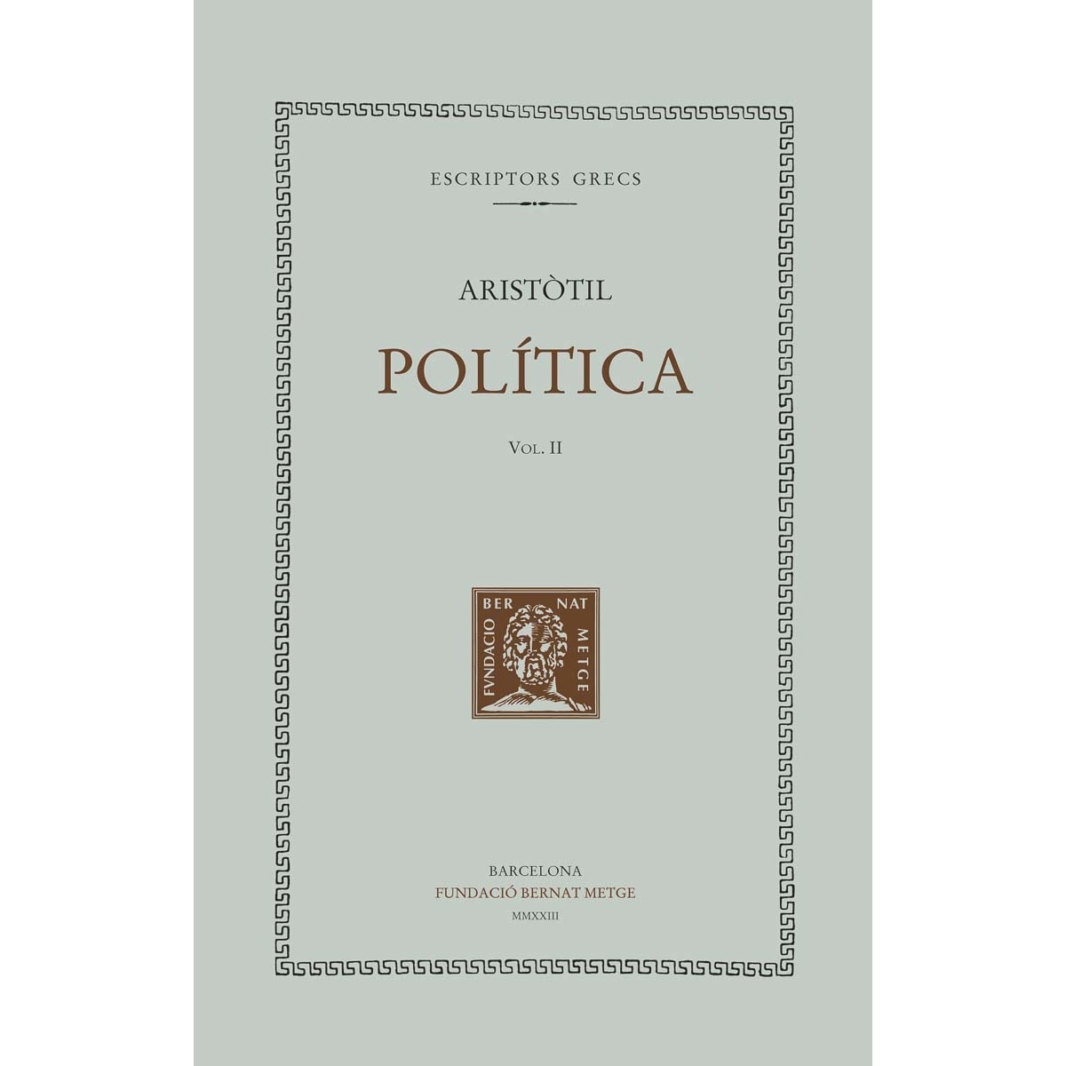 Imagem 0 de Política (vol. II): Llibres IV-VIII (Capa dura)