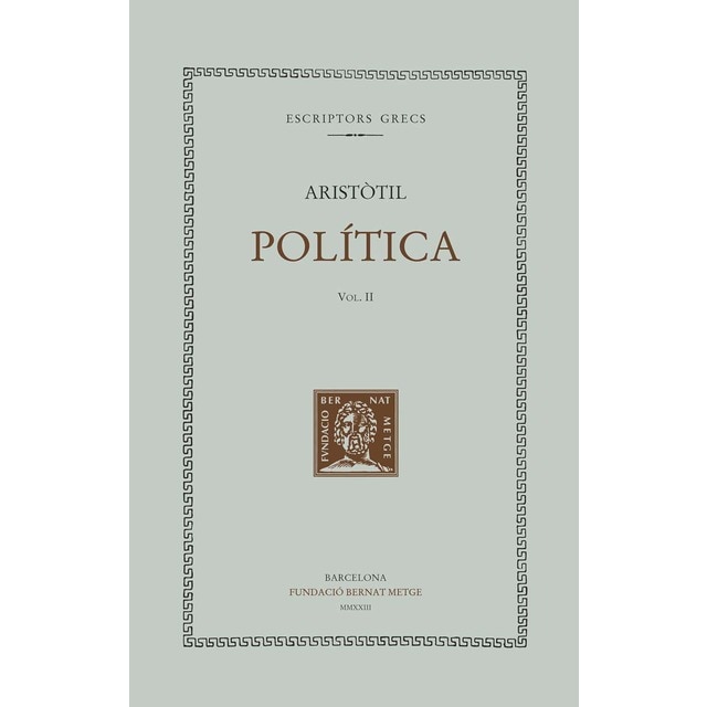 Imagem 0 de Política (vol. II): Llibres IV-VIII (Capa dura)