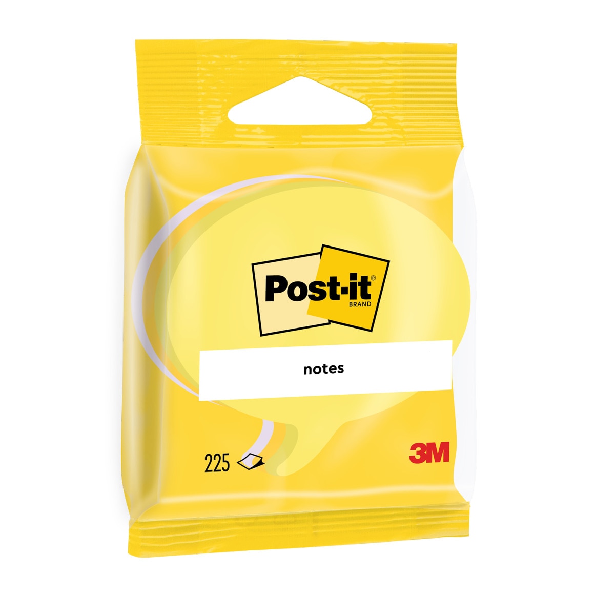 Notas adhesivas reposicionables bocadillo 70mm x 70mm Post-it amarillo Amarillo-2