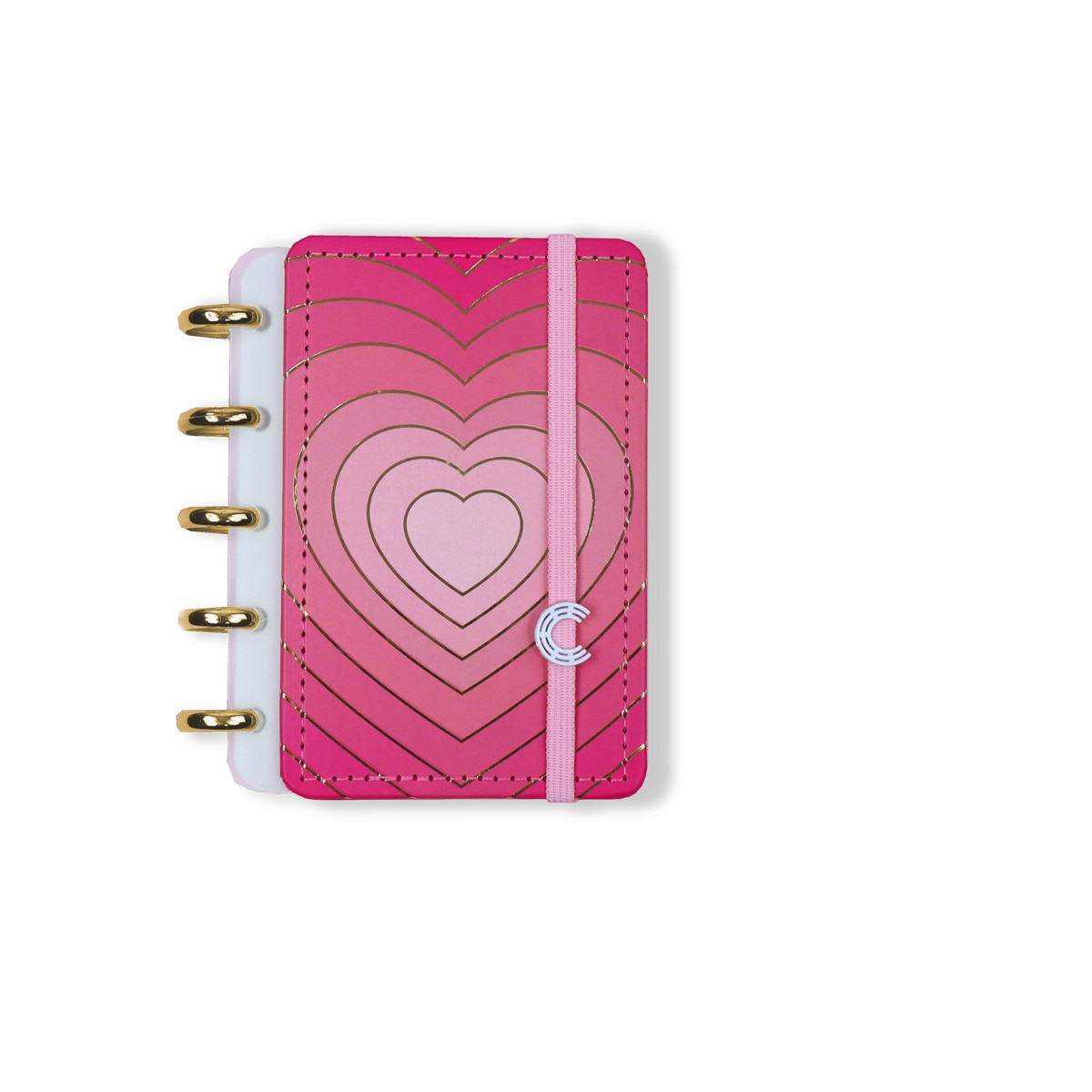 Caderno A6 Lovely Golden Love Caderno Inteligente Multicolor-1