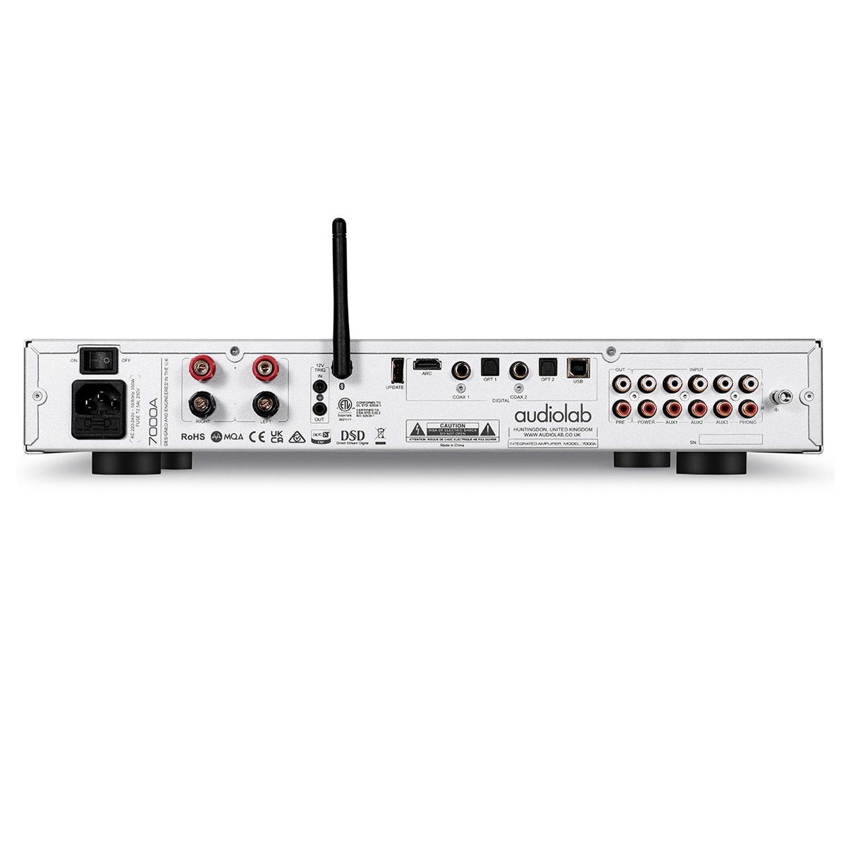 Amplificador integrado Audiolab 7000A Plata-3
