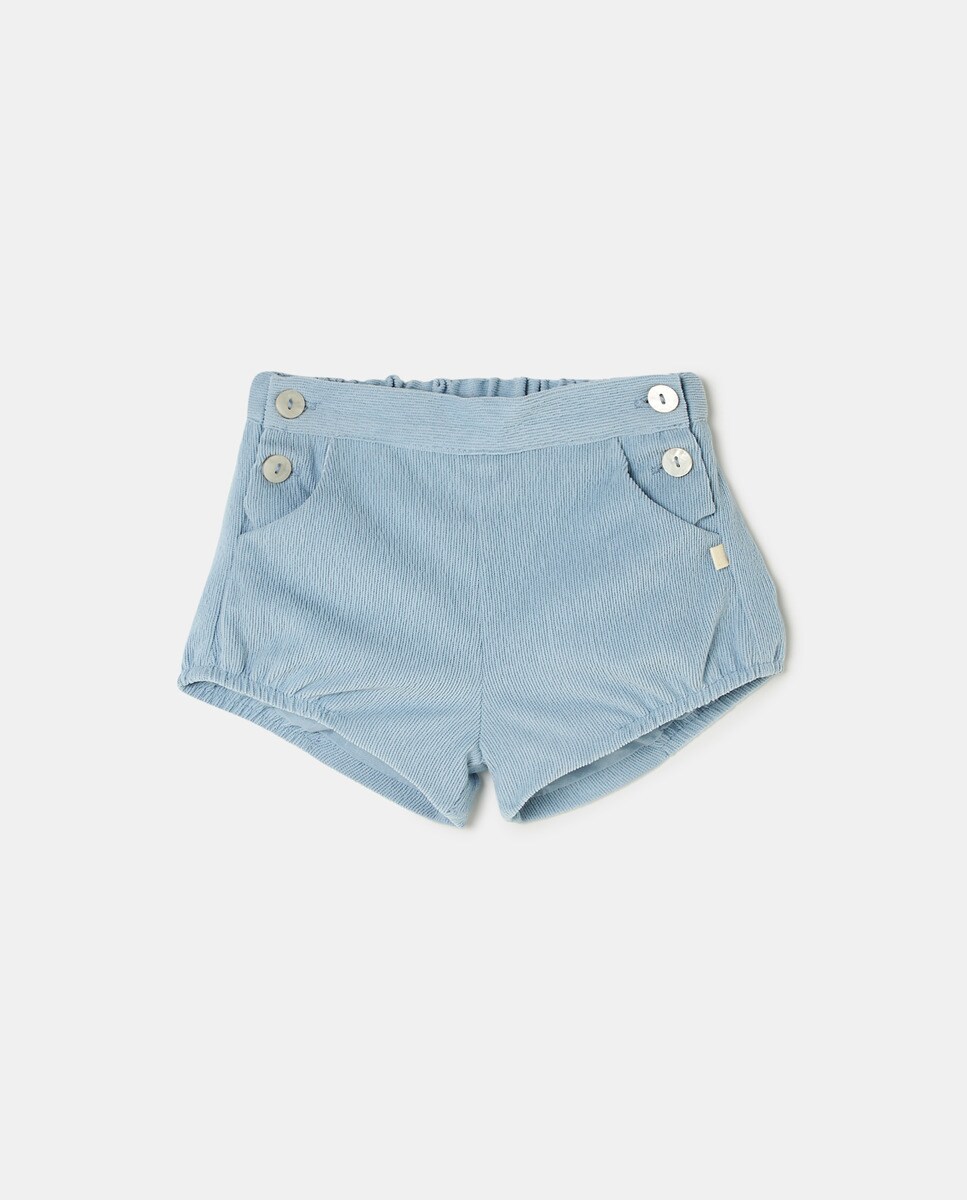 Short micro côtelé