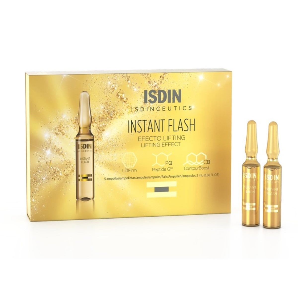 Imagem 0 de Ampolas de Lifting Imediato Instant Flash Isdinceutics - 5x2 ml