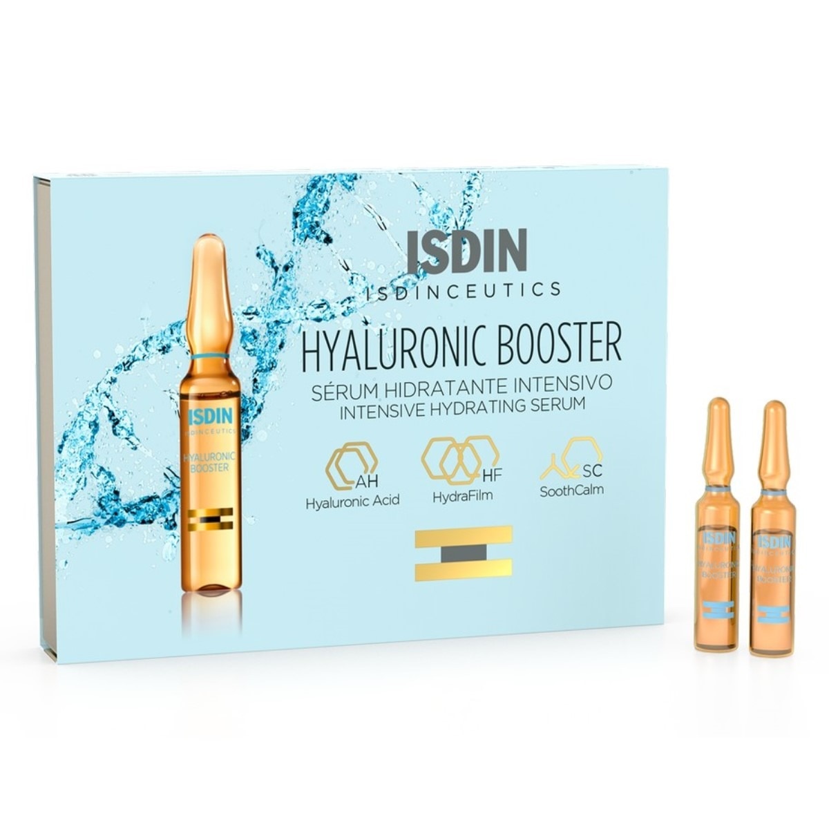Imagem 0 de Sérum Hidratante em Ampolas Hyaluronic Booster Isdinceutics - 10x2 ml