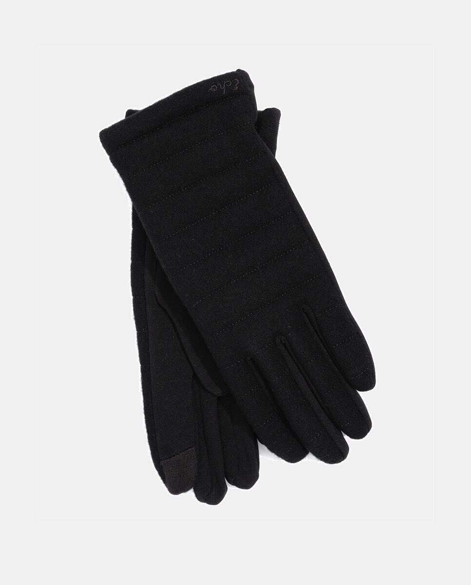 Luvas Acolchoadas - Preto Preto-1