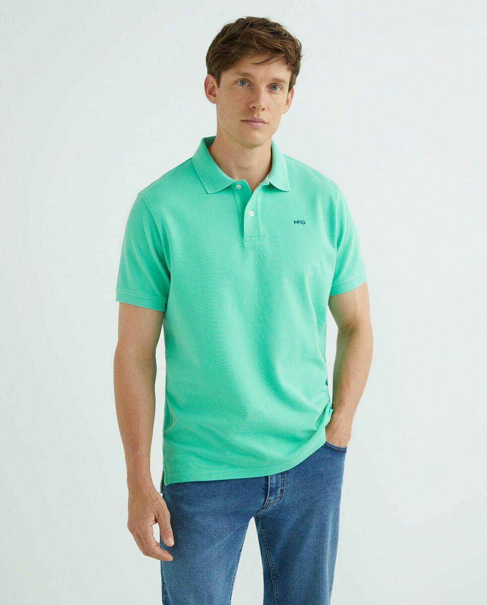 Polo manches courtes piqué