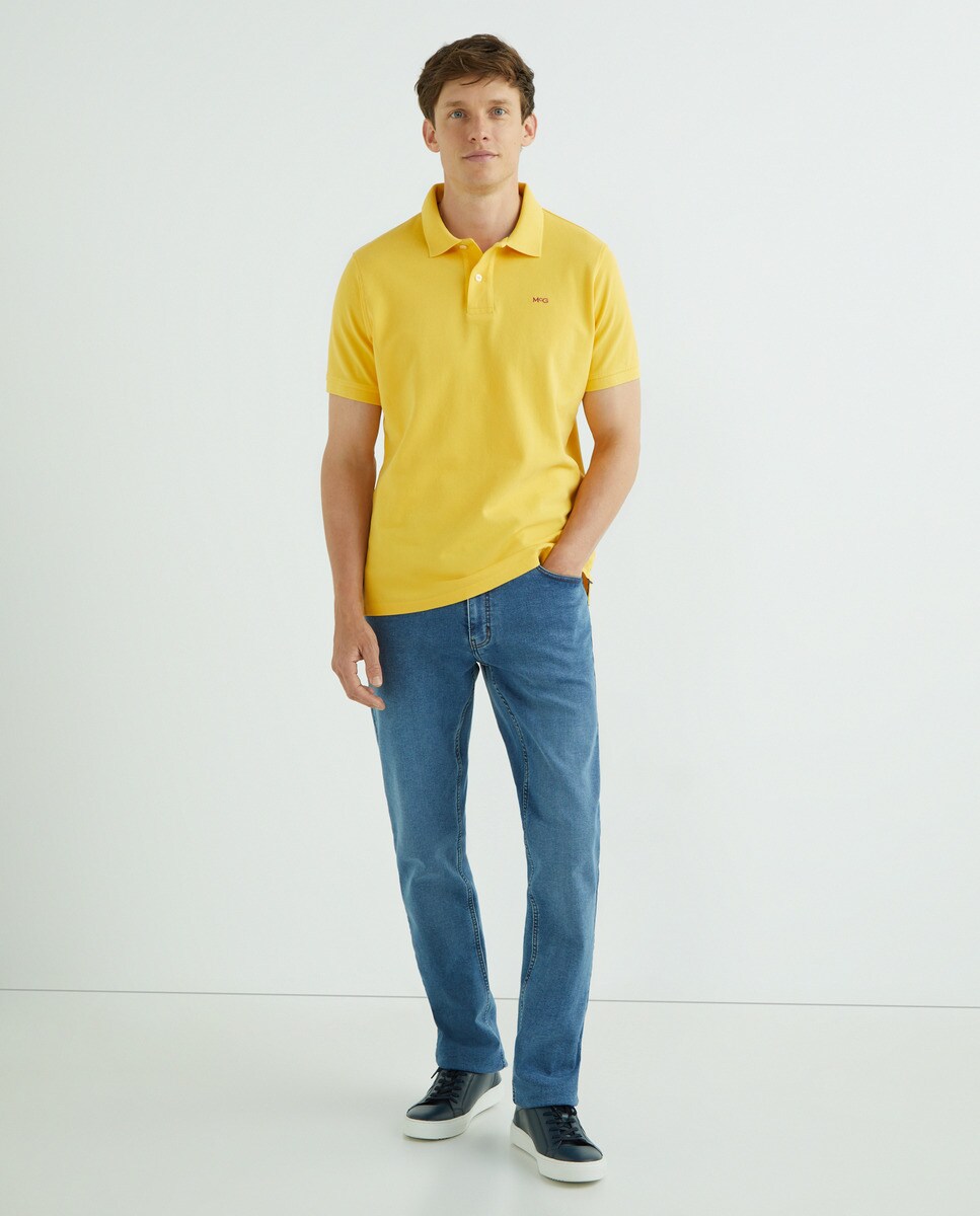 Polo manches courtes piqué