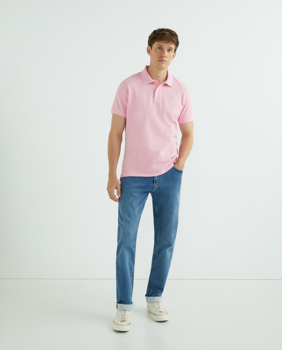 Polo manches courtes piqué