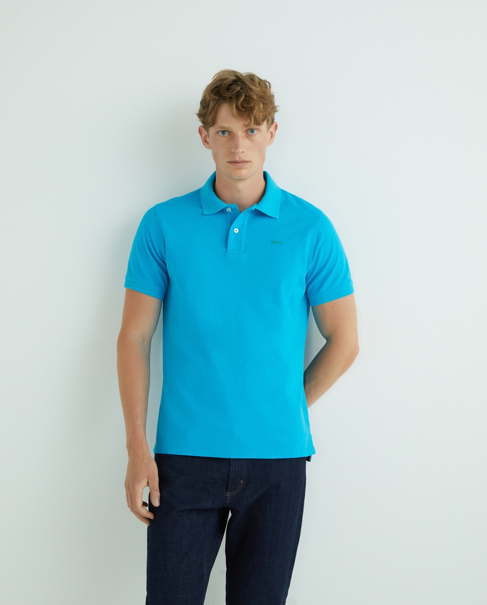 Polo manches courtes piqué