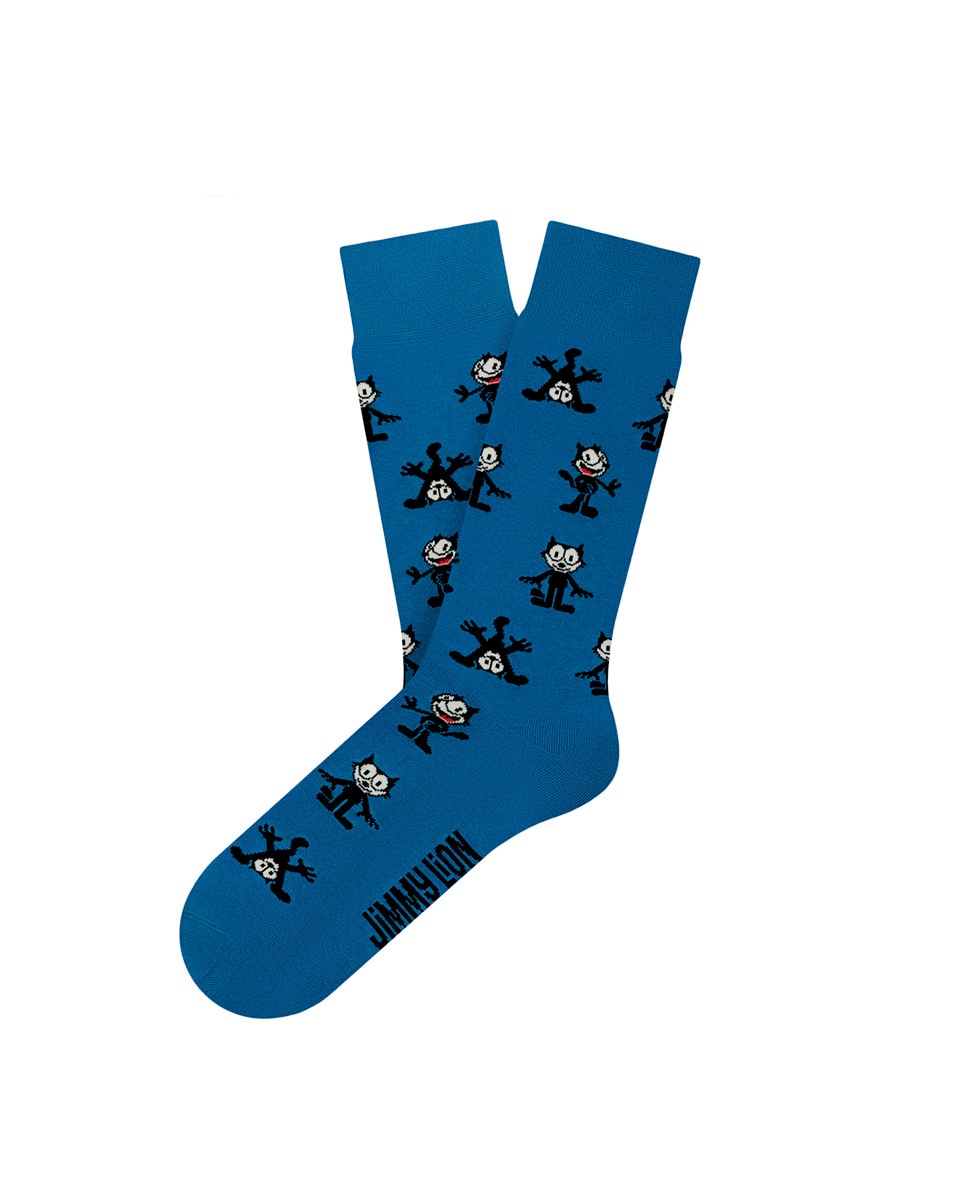 Meias Atléticas Felix Pattern Azul-1