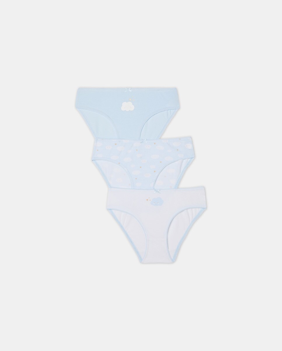 Lot de 3 culottes nuages