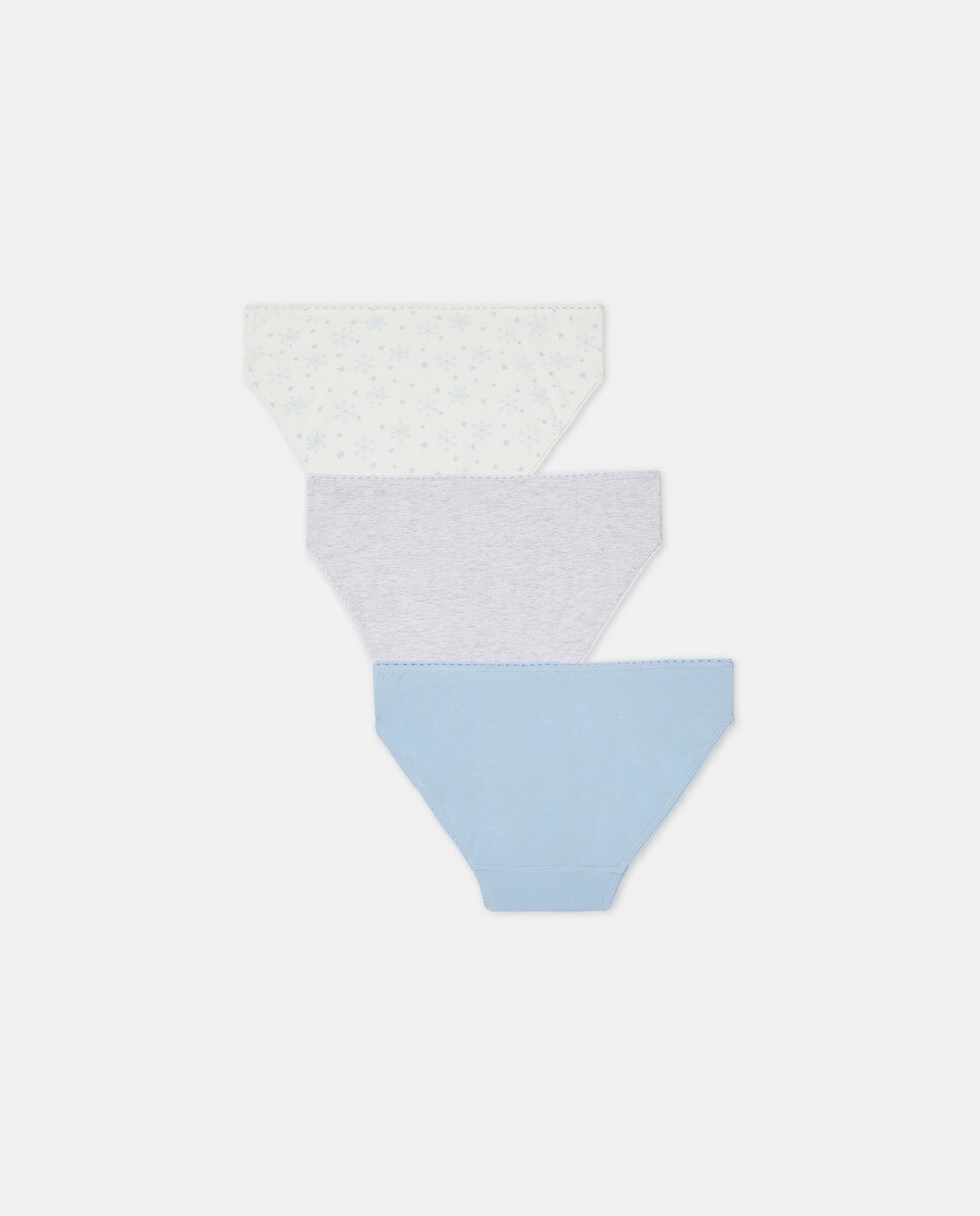 Pack de 3 Cuecas Frozen com Estrelas Multicolor-2