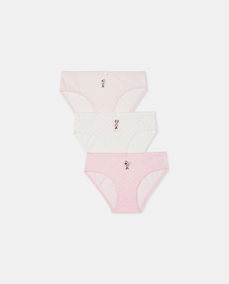 Lot de 3 culottes Minnie c?urs