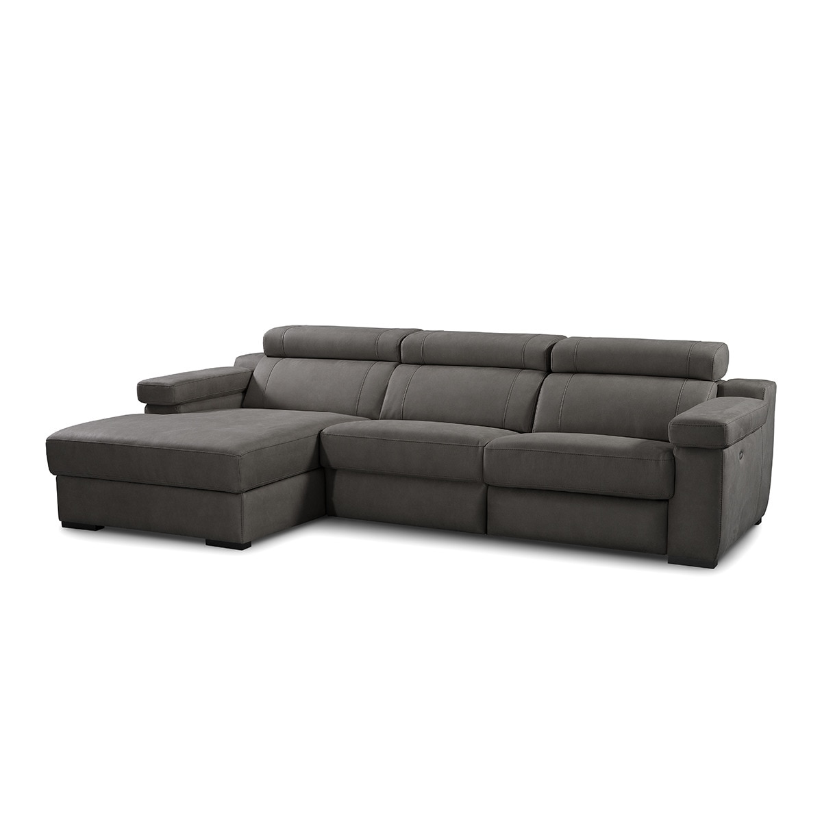 Imagem 0 de Chaise longue esquerdo estofado reclinável e com baú esquerdo City El Corte Inglés