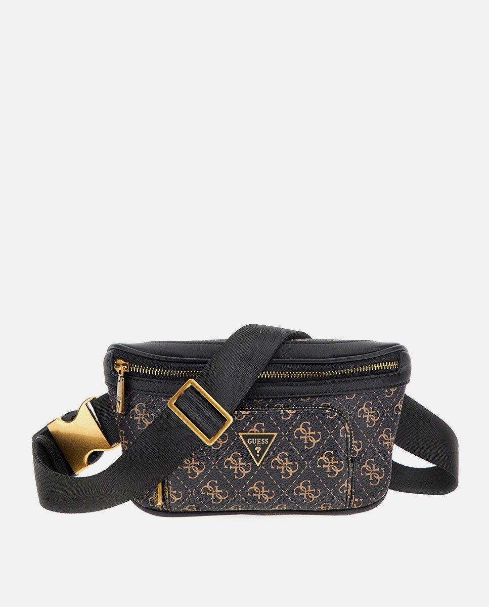 Minisac banane foncé avec logos