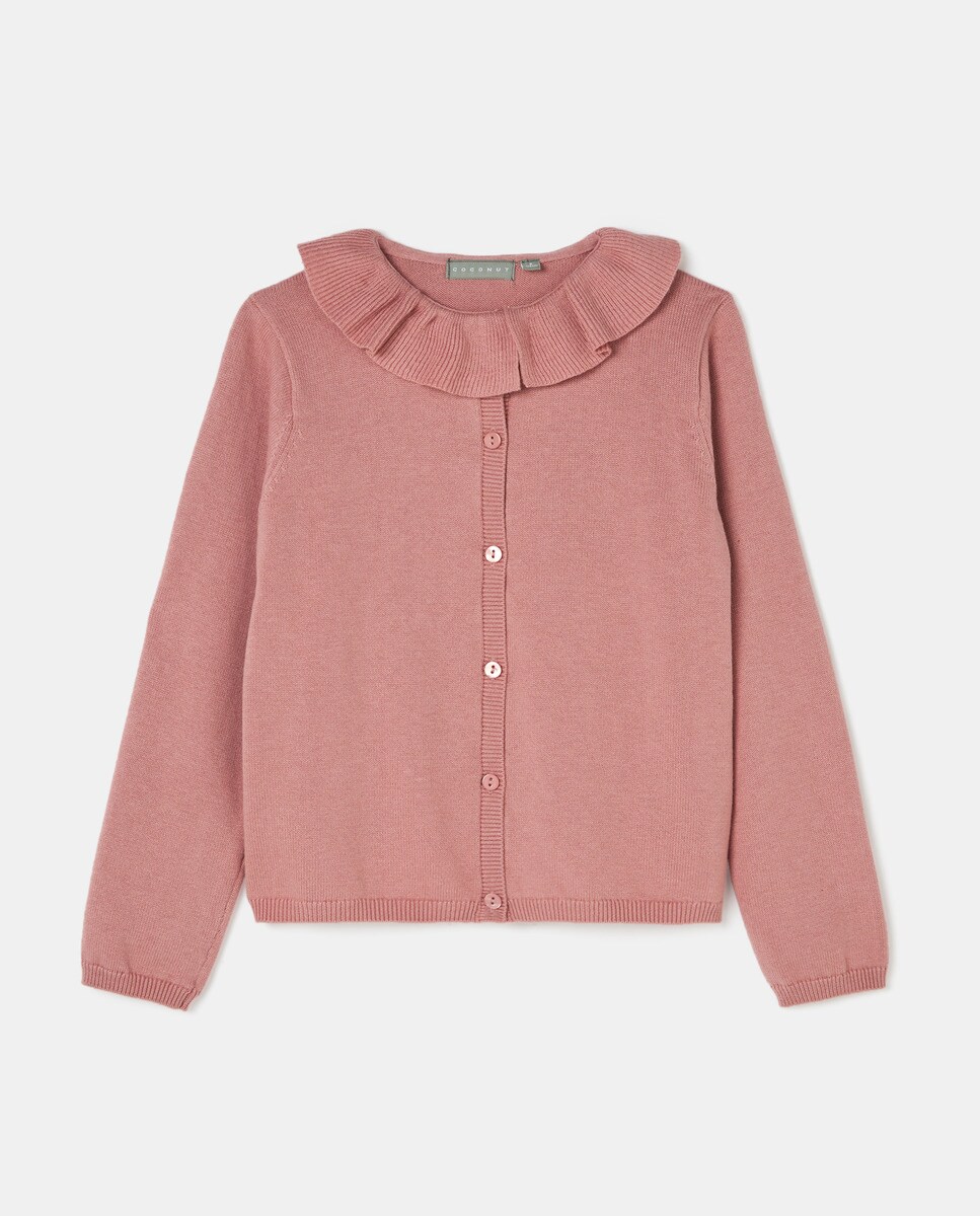 Veste basique collerette chinée