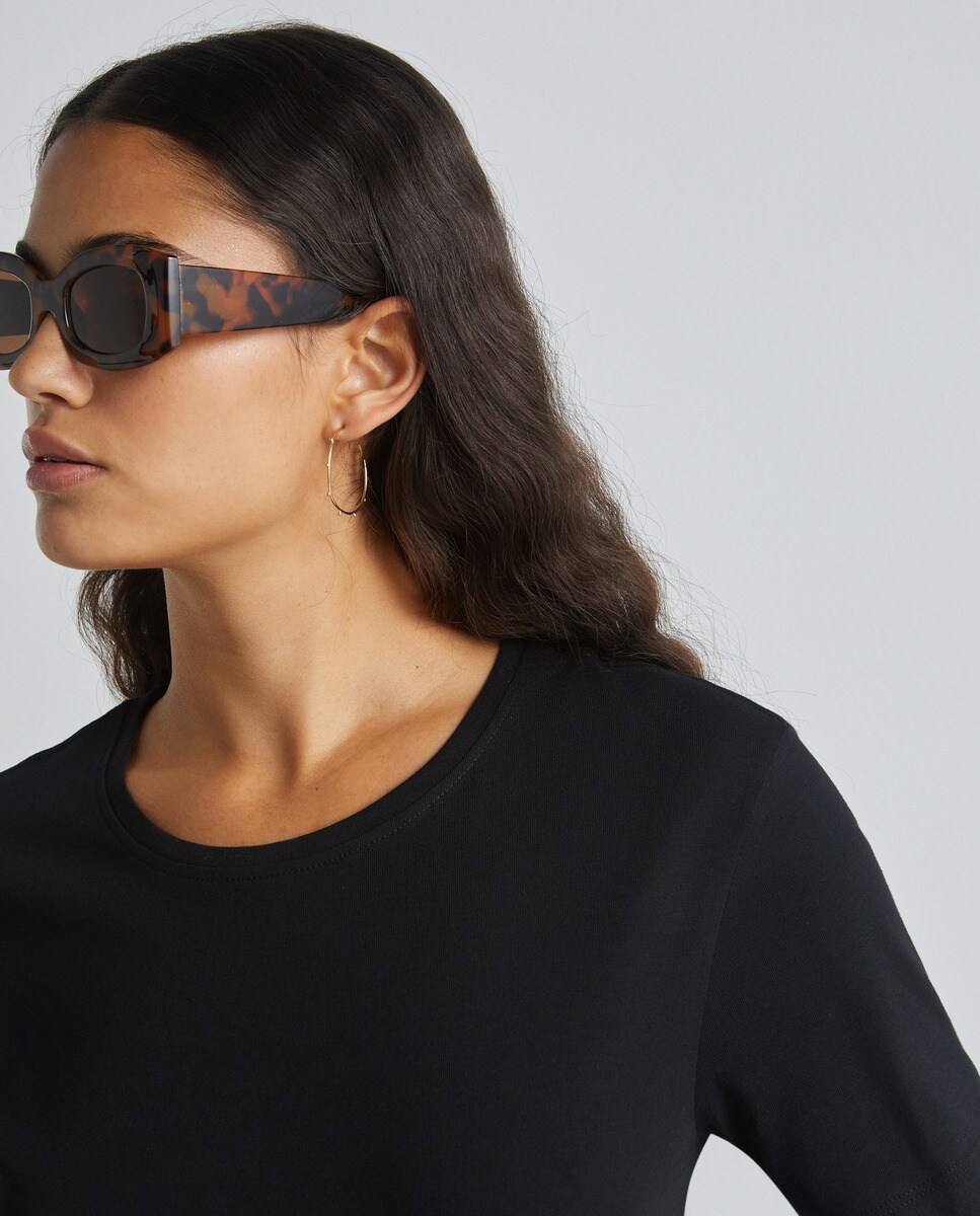 Tshirt basic à manches courtes