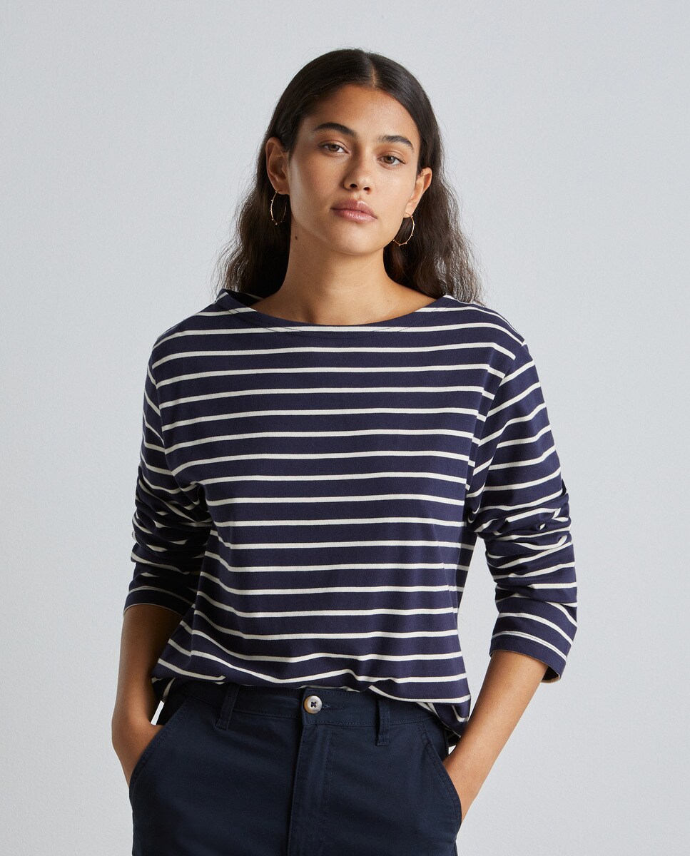 Tshirt à motif à manches longues