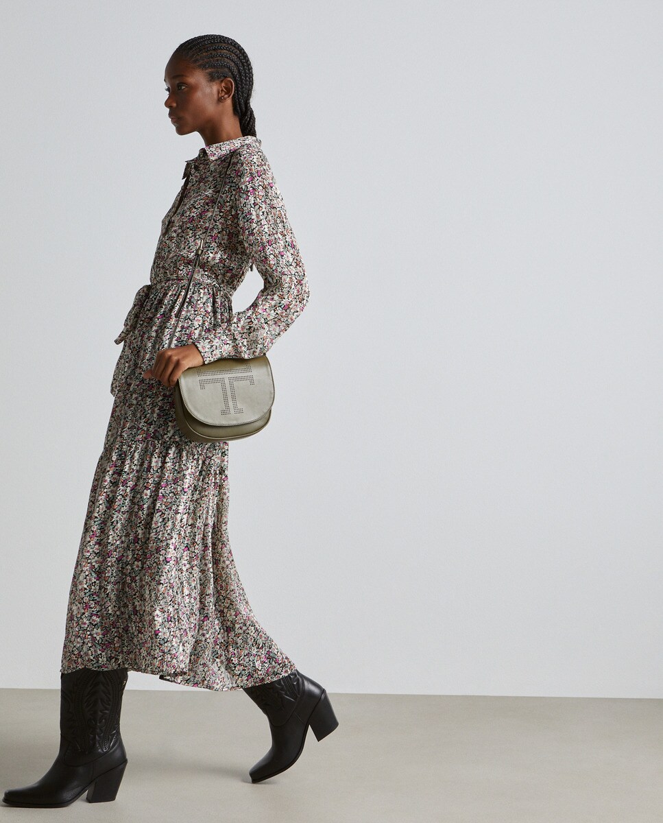 Robe longue chemisier