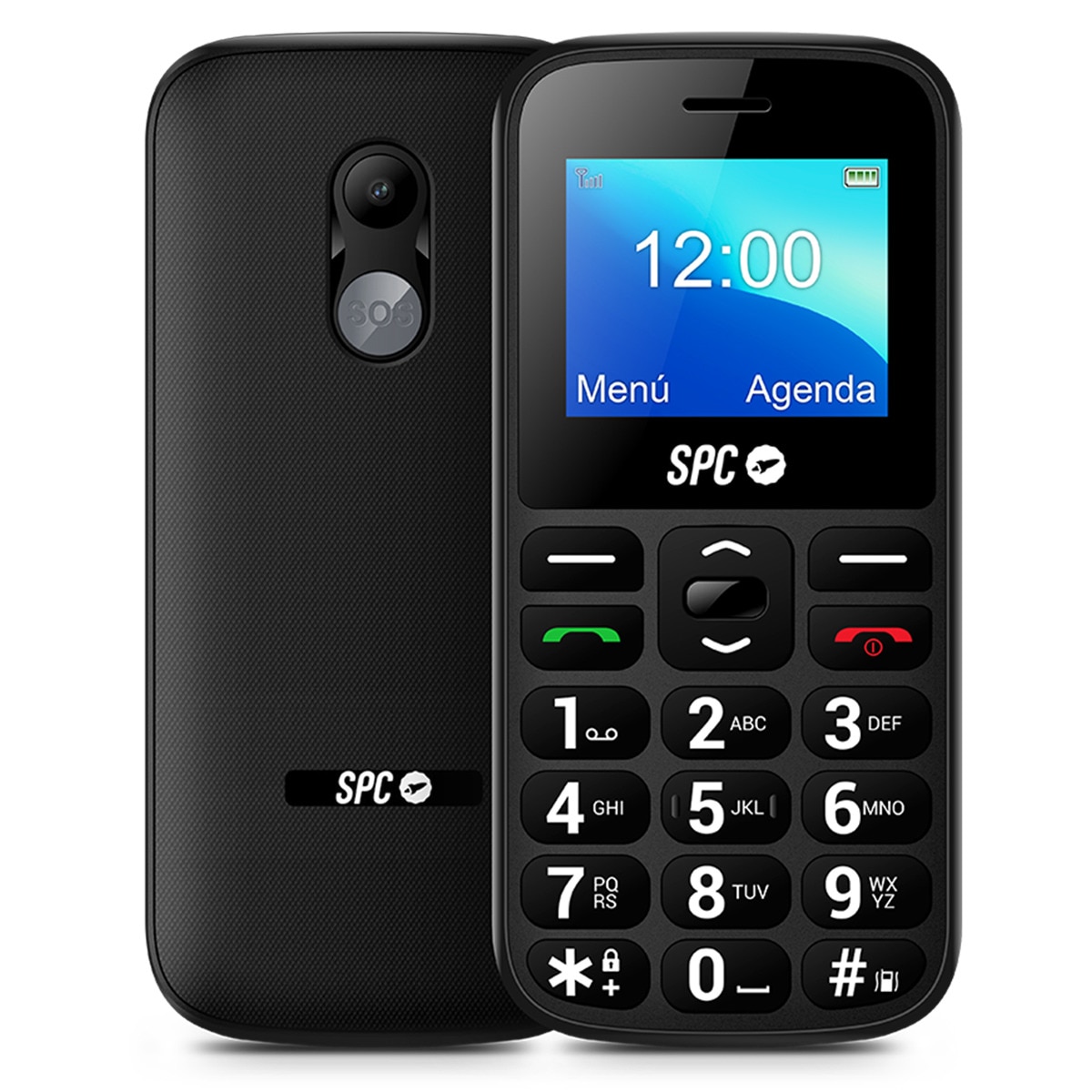 Imagen 0 de SPC Fortune 2 4G Senior Mobile tipo barra negro móvil libre