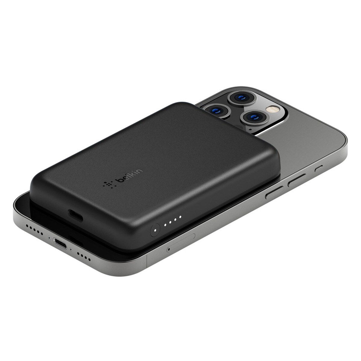 Powerbank Sem Fios Magnética Compatível com MagSafe de 2500 mAh da Belkin Preto-2