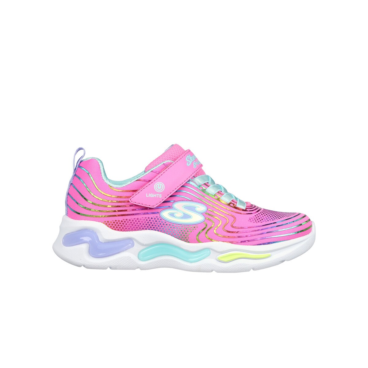 Chaussures S Lights Wavy Beams style running basses lumineuses