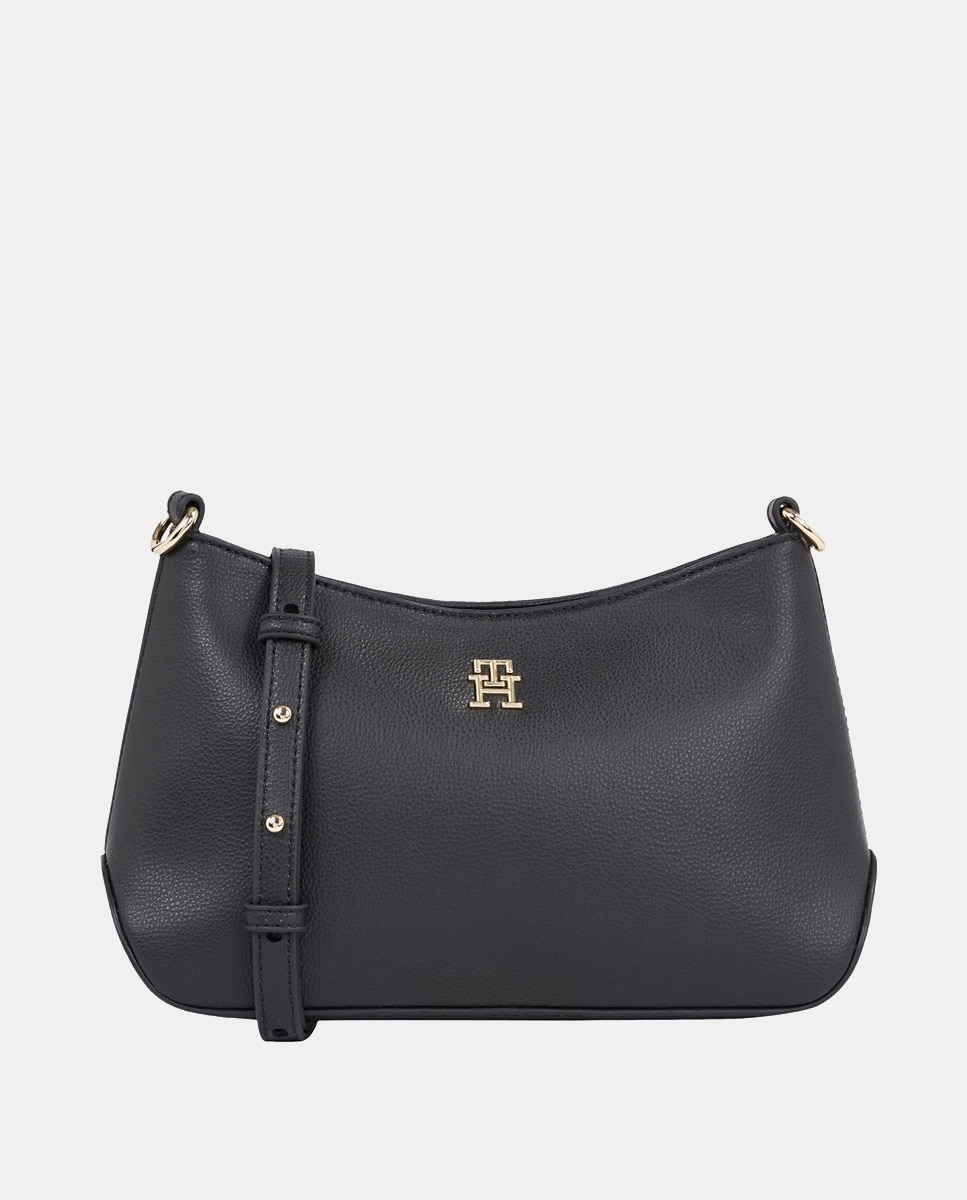 Sac à bandoulière avec logo en métal