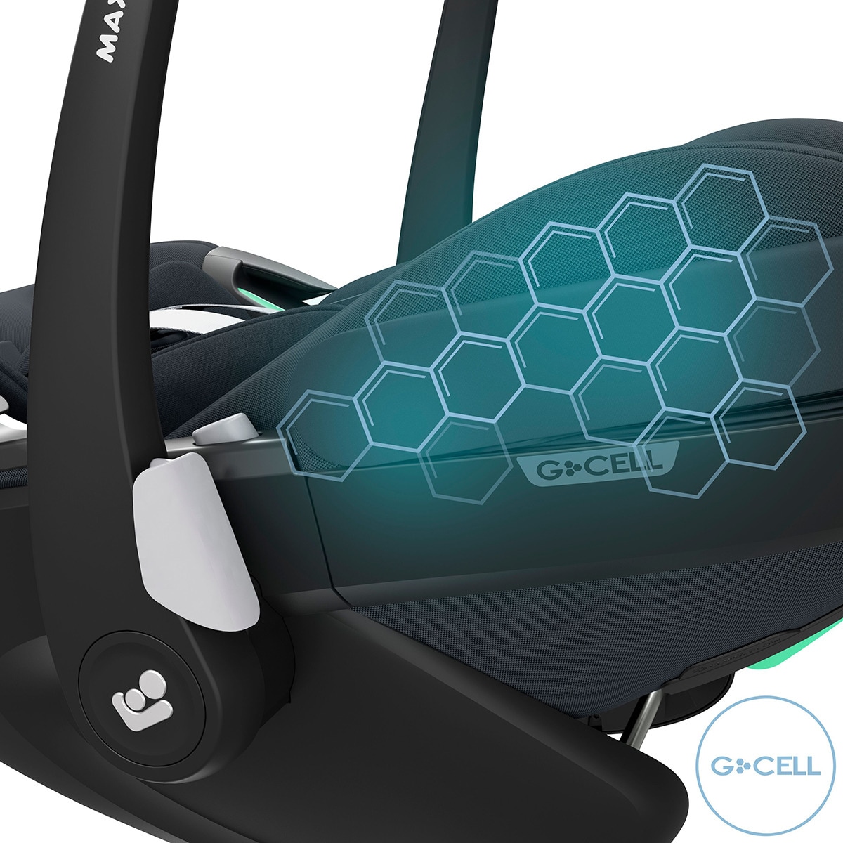 Cadeira Auto GR. 0+ Pebble 360 Pro SlideTech Essential Black Cinzento-6