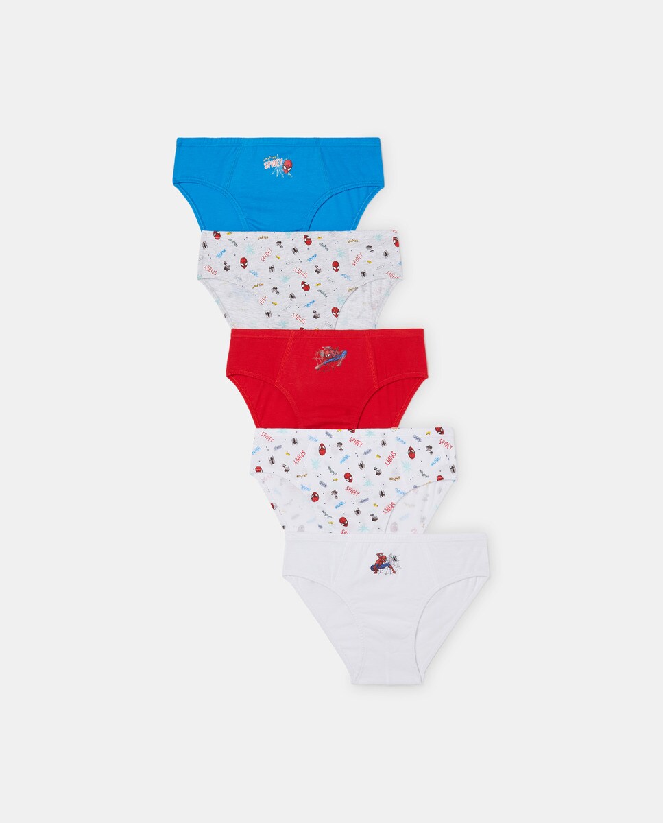 Lot de 5 slips Spiderman