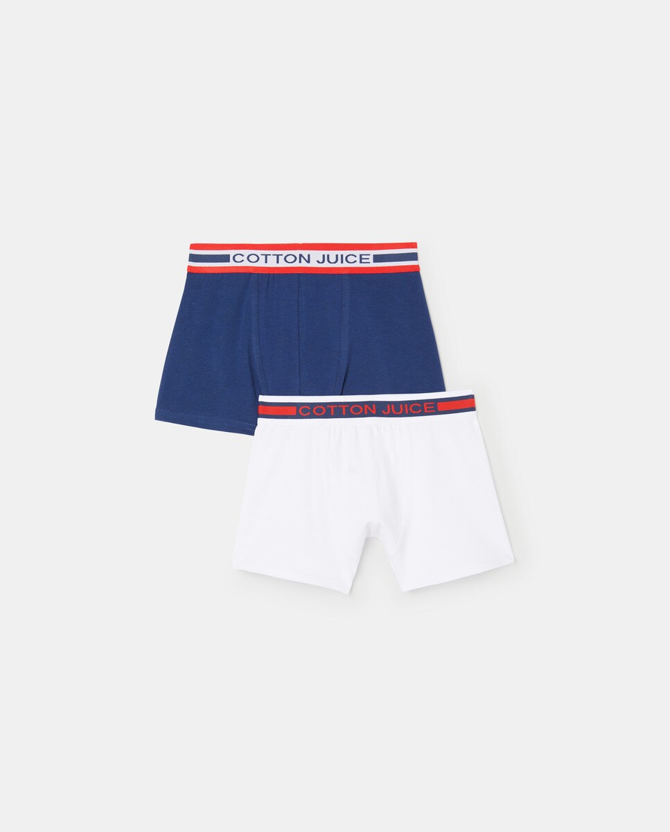 Lot de 2 boxers unis