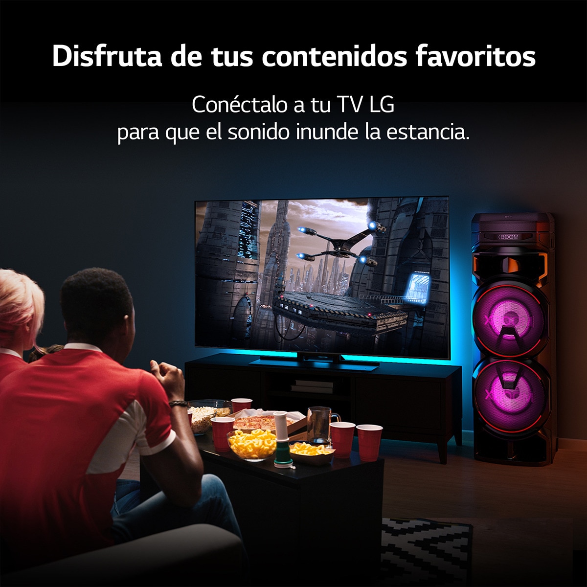 Altavoz LG 2023 XBOOM RNC9 1000W Karaoke DAB+ Bluetooth Negro-13