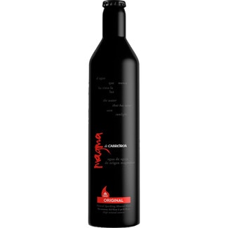 agua mineral natural con gas original botella 50 cl - Cabreiroa Magma