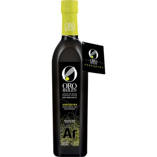 aceite de oliva virgen extra Arbequina botella 500 ml - Oro Bailen