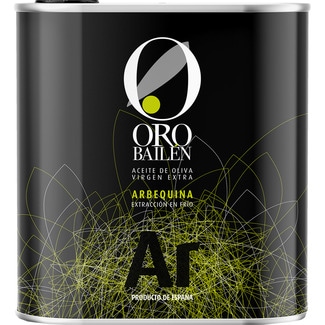 aceite de oliva virgen extra Arbequina lata 2,5 l - Oro Bailen