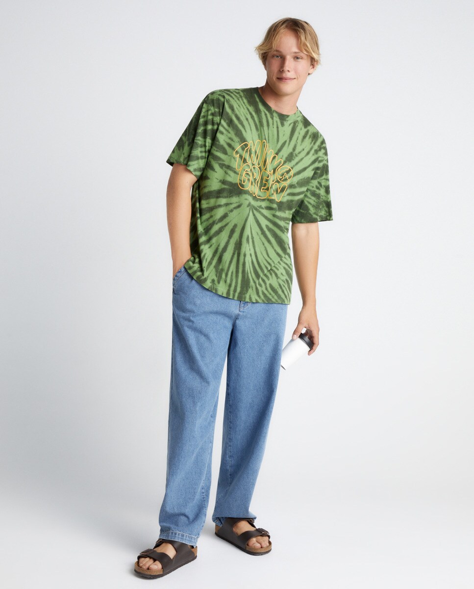 Camiseta de hombre tie dye con manga corta · Green Coast · El Corte Inglés