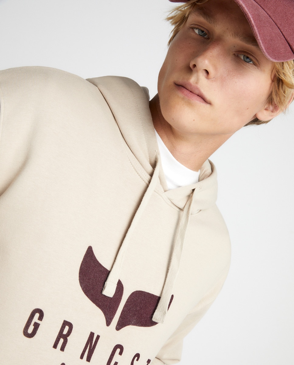 Sweat à capuche avec logo