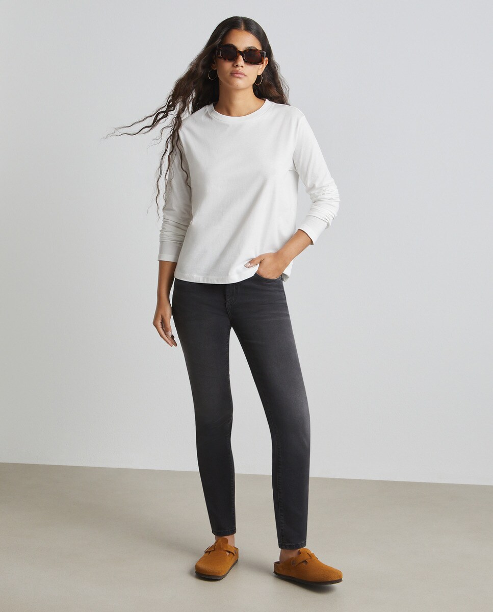 Tshirt basic à manches longues