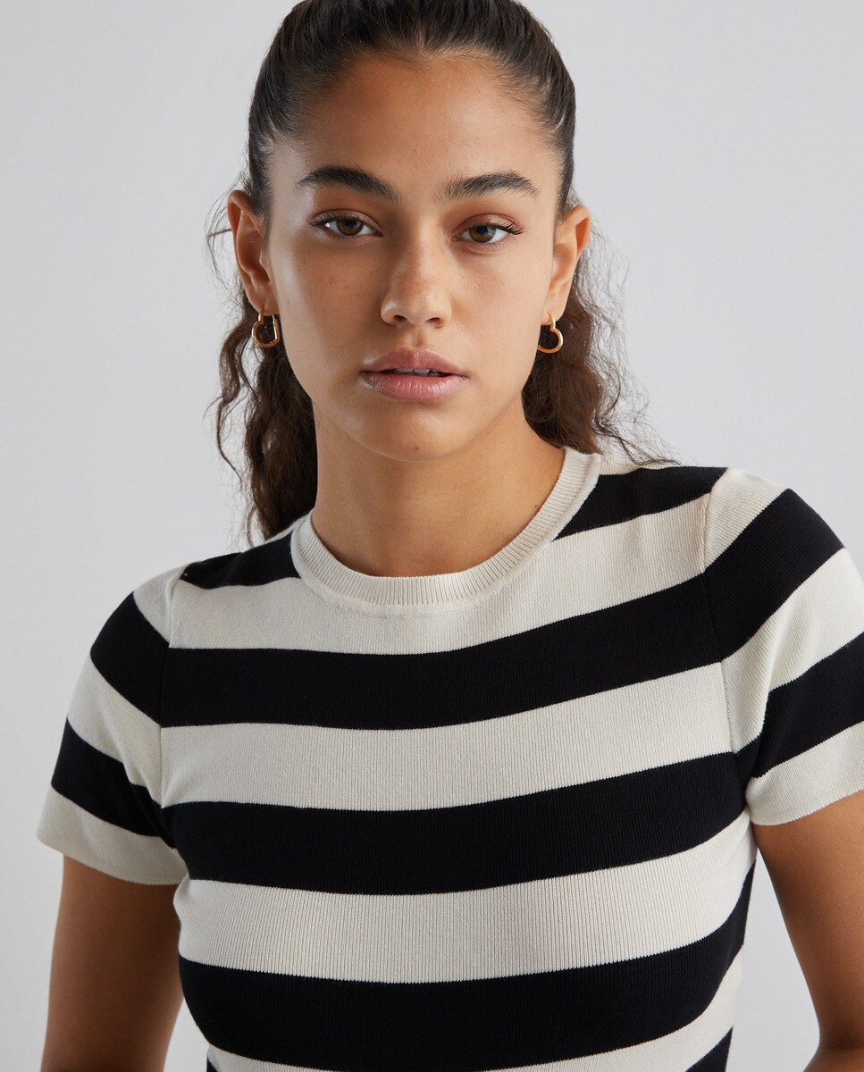 Pull à manches courtes