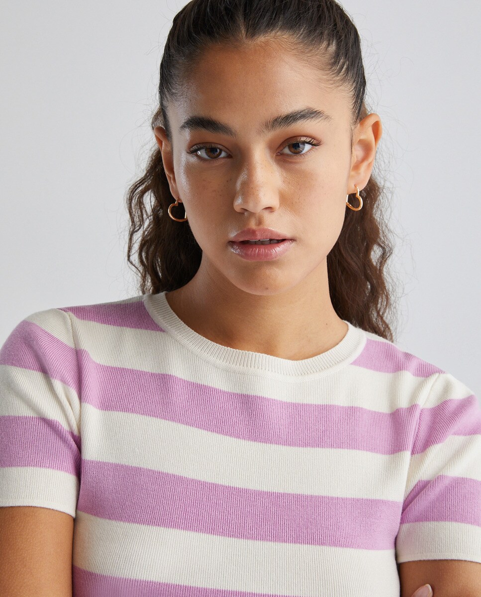 Pull à manches courtes