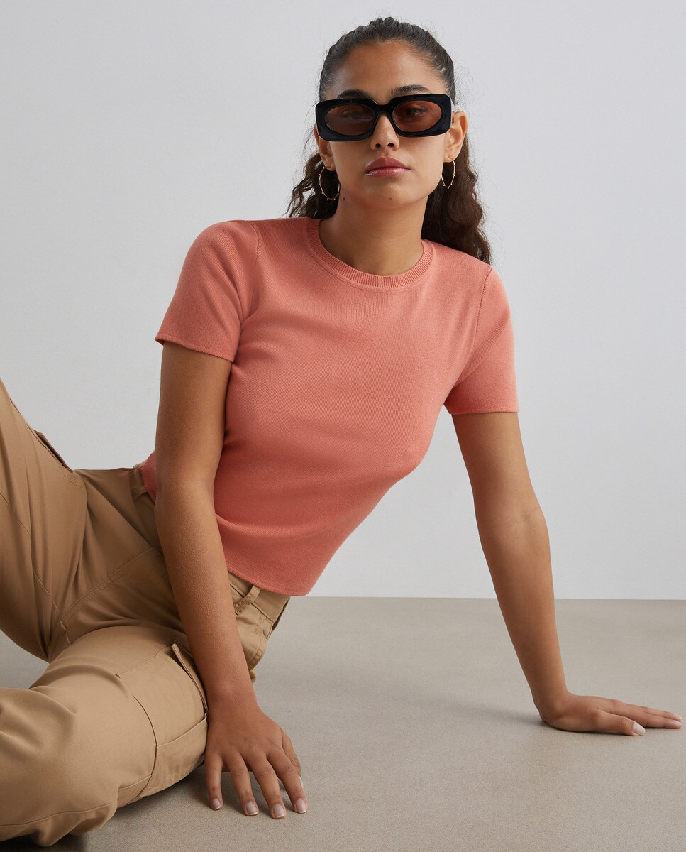 Pull à manches courtes