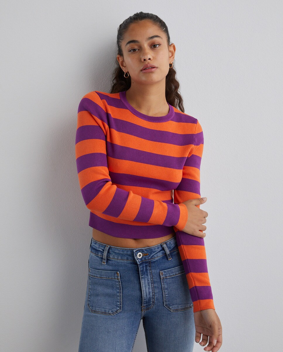 Pull à encolure ronde