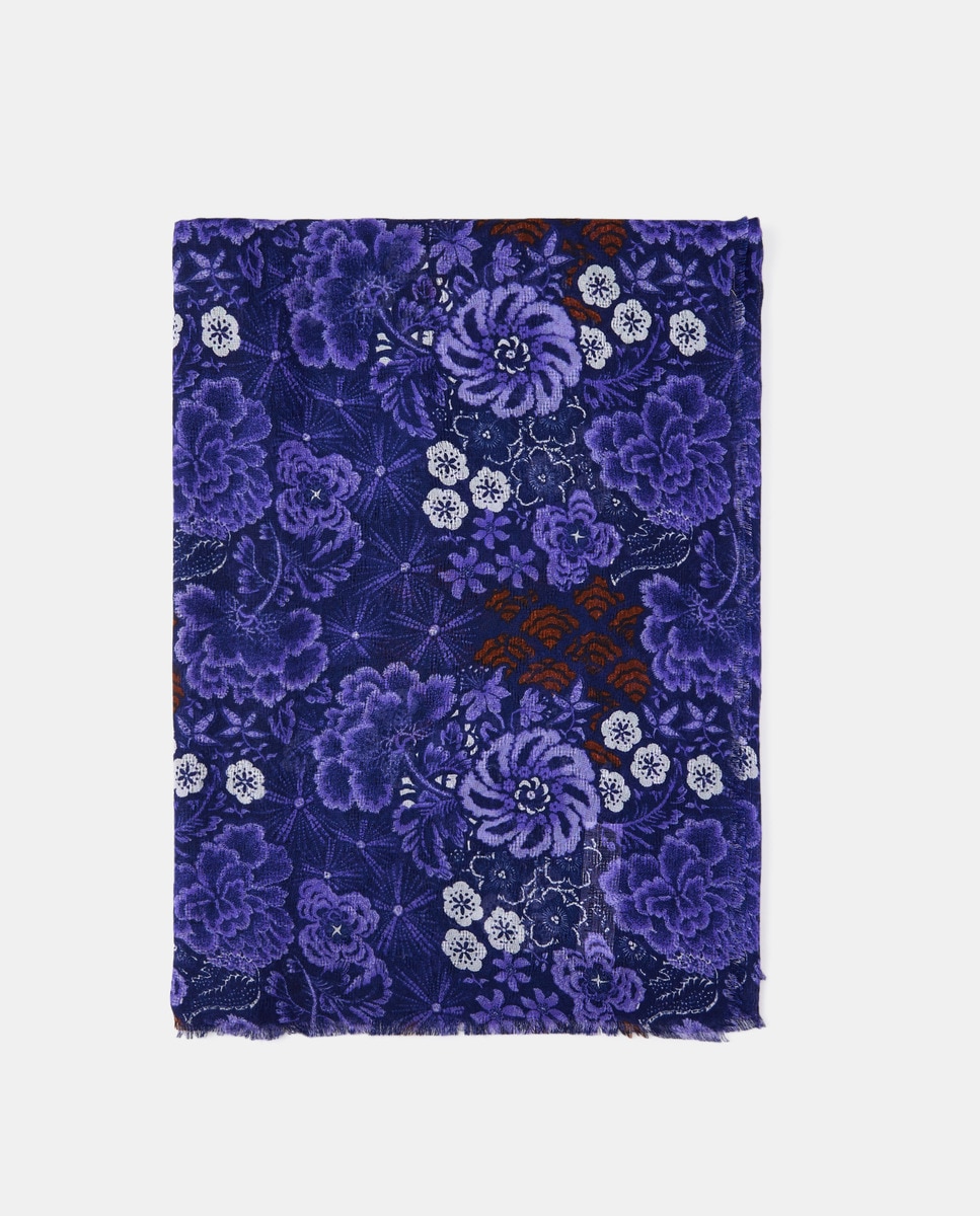 Foulard à imprimé fleurs