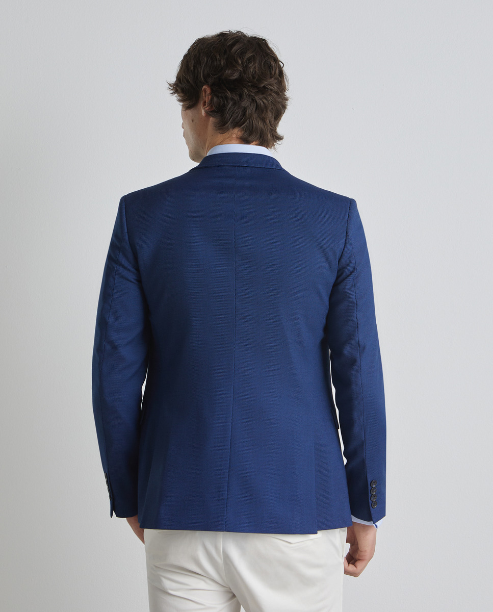 Casaco com Estrutura Azul-8