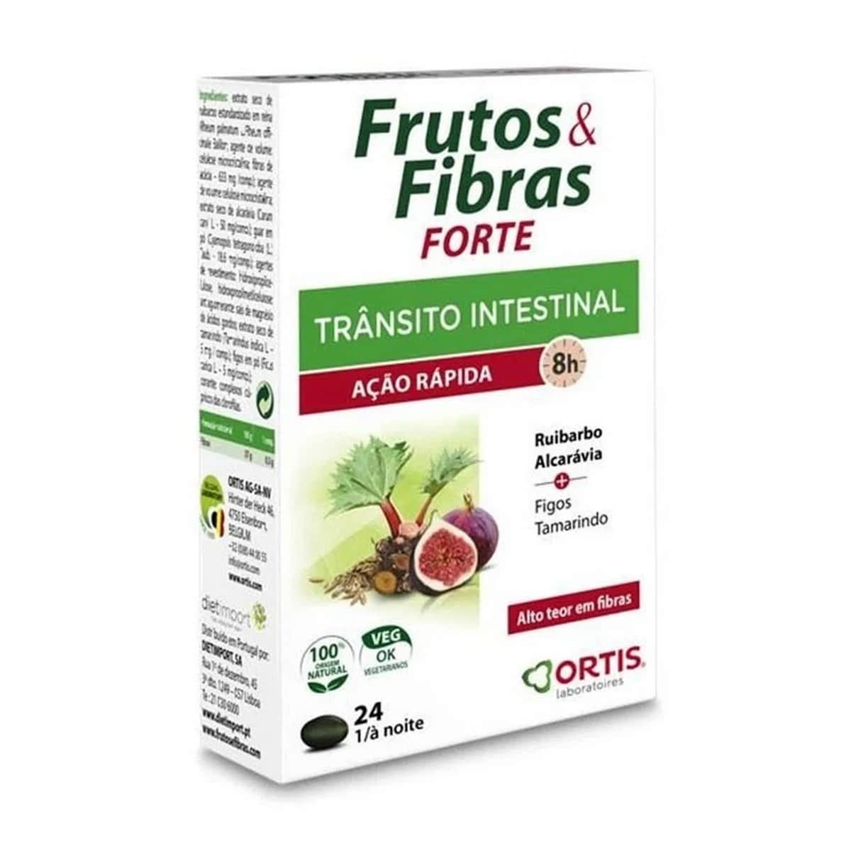 Suplemento Alimentar Frutos & Fibras Efeito Rápido - 24 Comp. 1