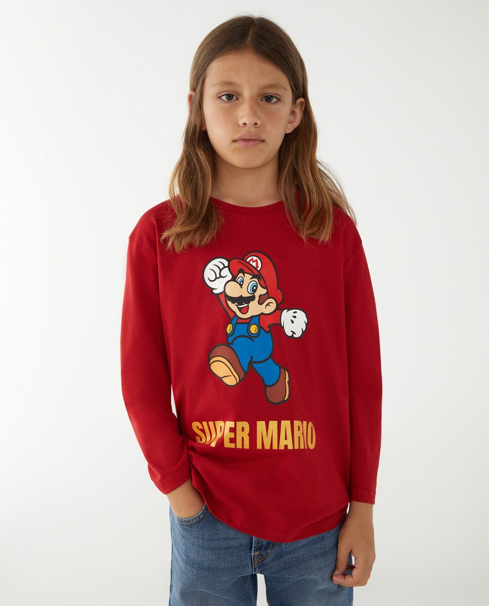 Tshirt à manches longues et col rond