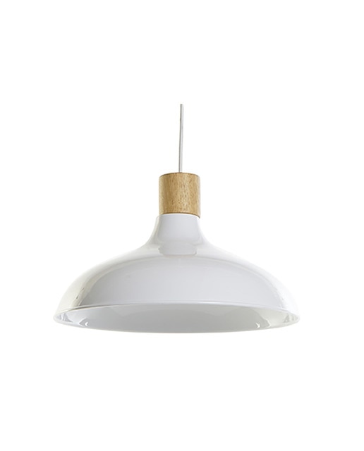 Imagen 0 de Lámpara techo metal pino 35,5x35,5x21 blanco
