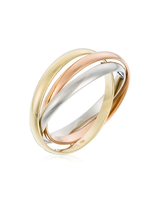 Imagen 0 de Anillo "tri or" Or Tricolor 375/1000