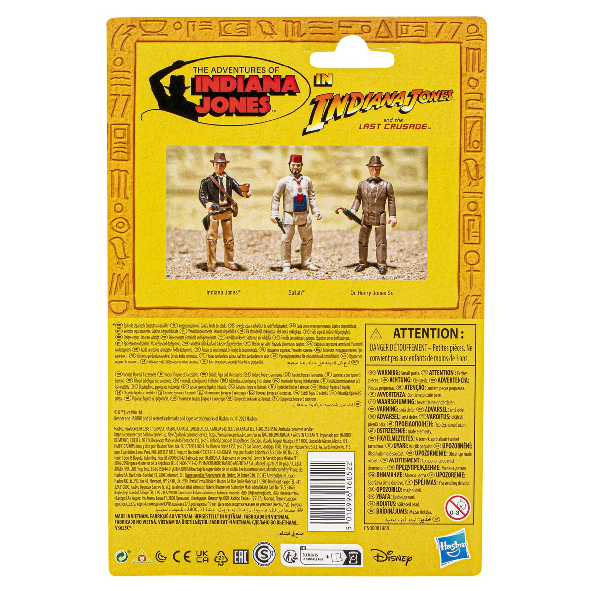 Boneco De 15 Cm Indiana Jones - Hasbro F6060 | Frete grátis
